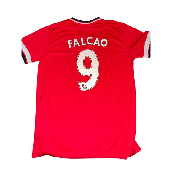 MANCHESTER UNITED 2014-15 Home Football Soccer Jersey Nike XL #9 Falcao - Picture 2 of 4